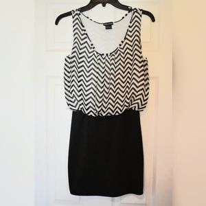 Chevron Pattern Dress